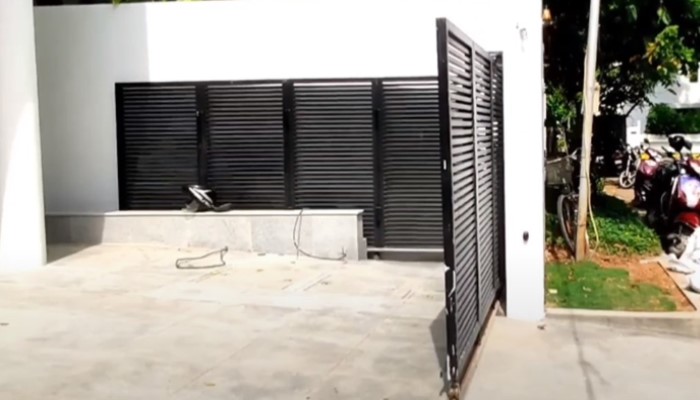 Custom L-Shaped Sliding Gates by Gate Mate - Tailored Motorised Gate Solutions for Residential and Commercial Use | Reliable Main Gate Manufacturer in Chennai