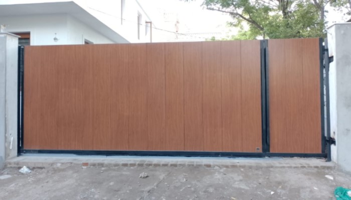 Modern Design Sliding Gate by Gate Mate - Innovative Motorised Gate Solutions | Leading Gate Manufacturer in Chennai | Automatic Gate Automation