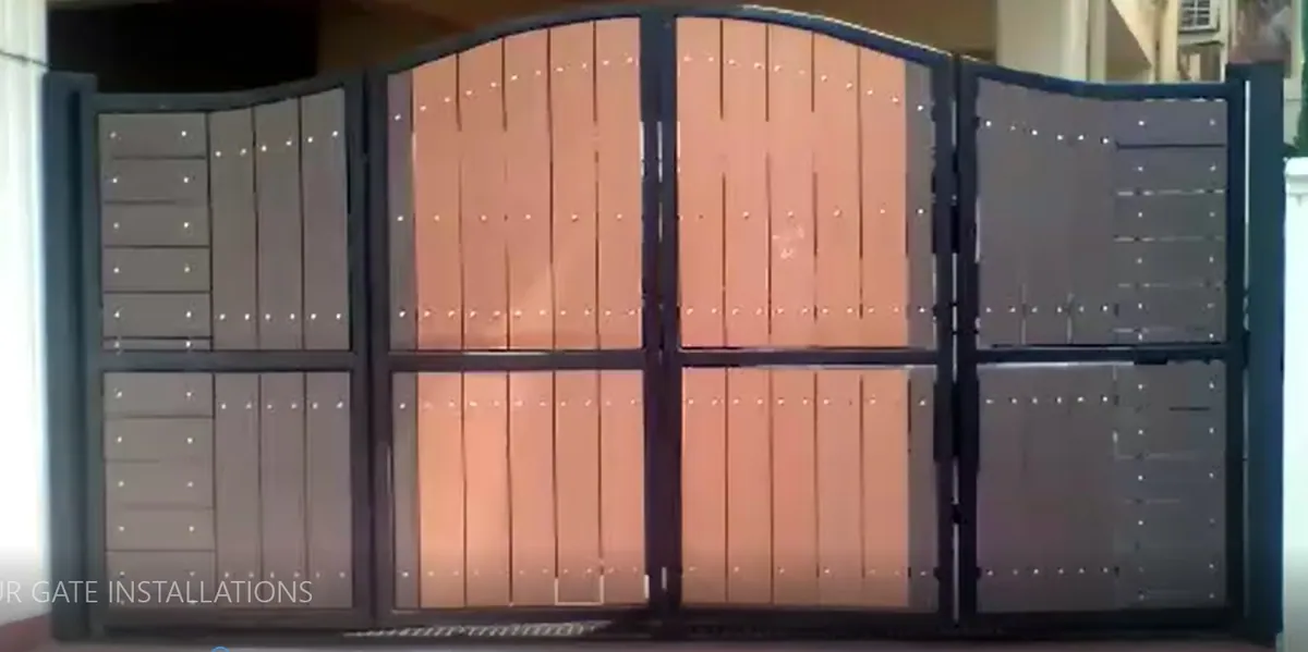 Stylish modern gates in Chennai designed for contemporary homes