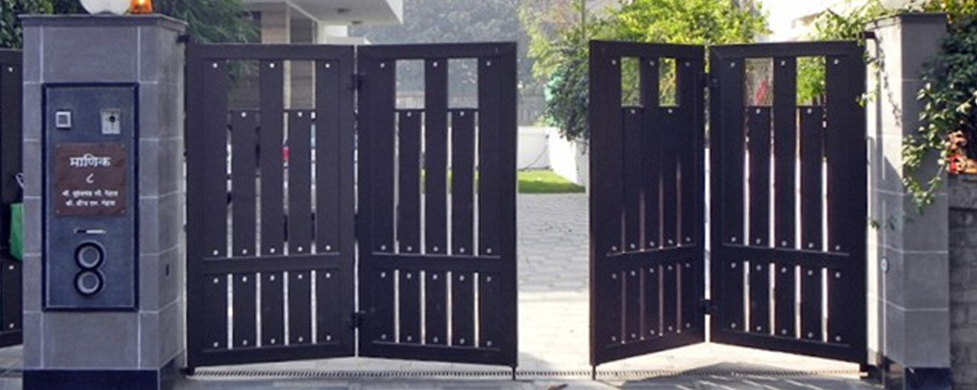Automatic Swing Gate | Motorised Main Gate with Automation, Repairs & Services - Gate Mate, Gate Manufacturer